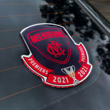 Official Melbourne Demons Premiership Car Decal 2021