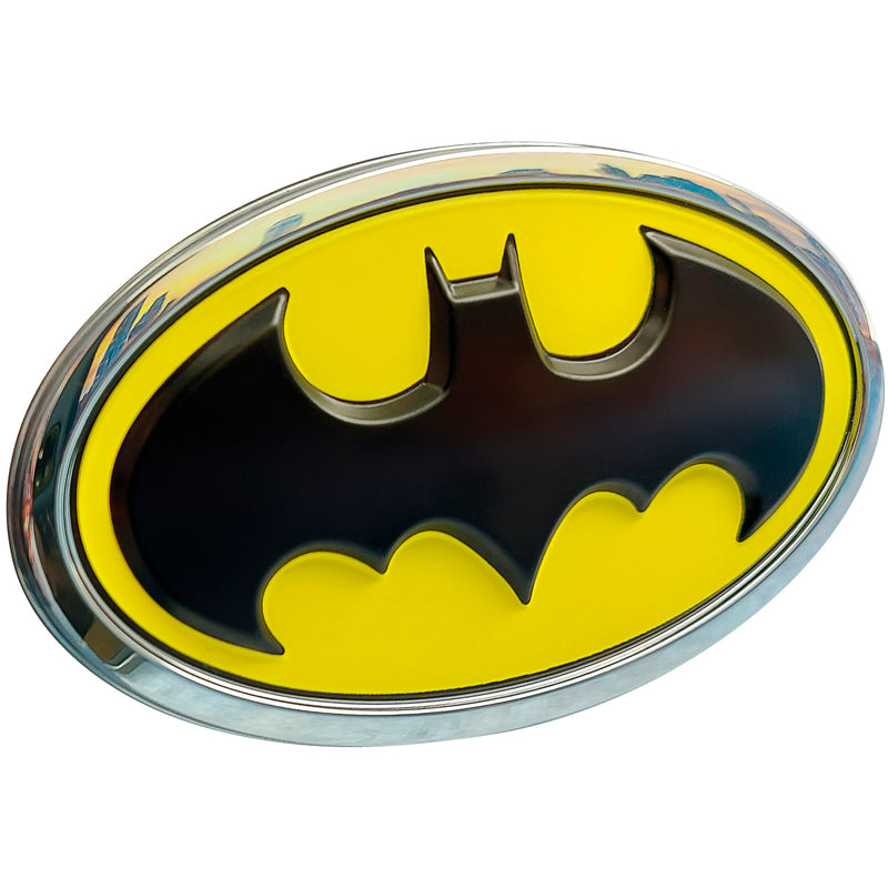 Batman 1989 Logo 3D Car Badge (Black, Yellow and Chrome)