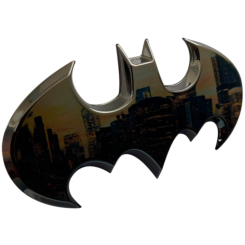 Batman 1989 Batwing 3D Car Badge (Black Chrome)