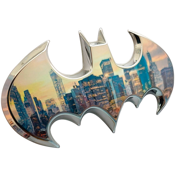 Batman 1989 Batwing 3D Car Badge (Chrome)