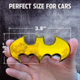 Batman 1989 Batwing 3D Car Badge (Yellow Chrome)
