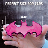 Batman 1989 Batwing 3D Car Badge (Pink Chrome)