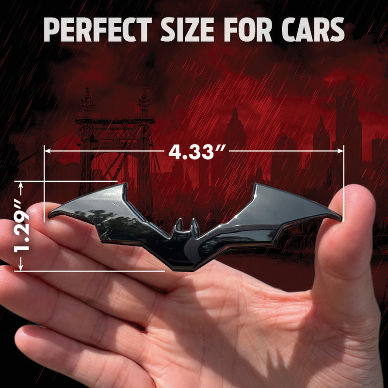 The Batman 3D Batwing - 2 Pack (Black Chrome)