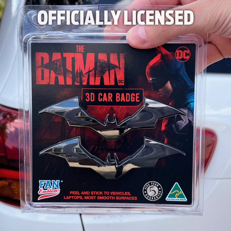 The Batman 3D Batwing - 2 Pack (Black Chrome)