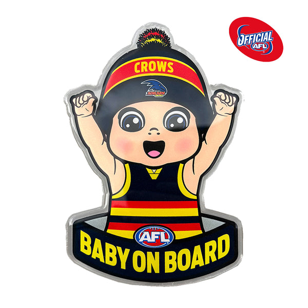 Adelaide Crows Baby on Board Decal