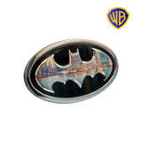 Batman 1989 Logo 3D Car Badge (Black and Chrome)