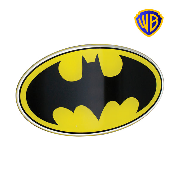 Batman 1989 Logo Decal (Black, Yellow and Chrome)
