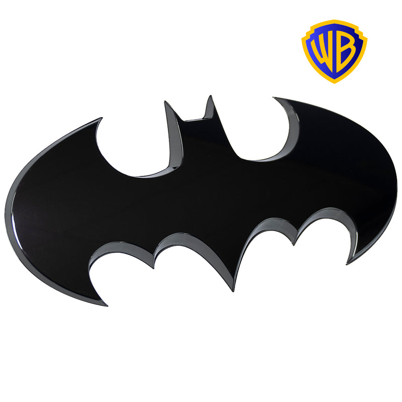 Batman Big Batwing 3D Truck Emblem (Black Chrome)
