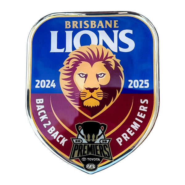 Brisbane Lions Back 2 Back Premiership Decal
