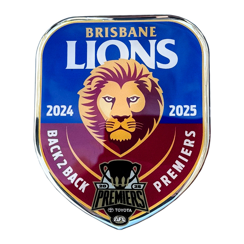 Brisbane Lions Back 2 Back Premiership Decal