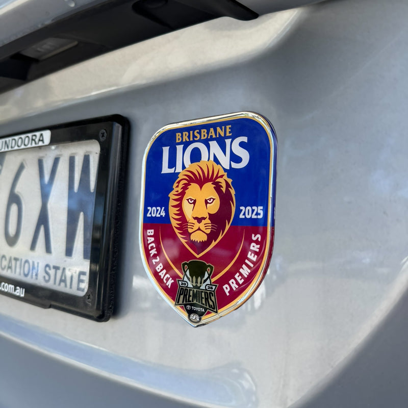 Brisbane Lions Back 2 Back Premiership Decal
