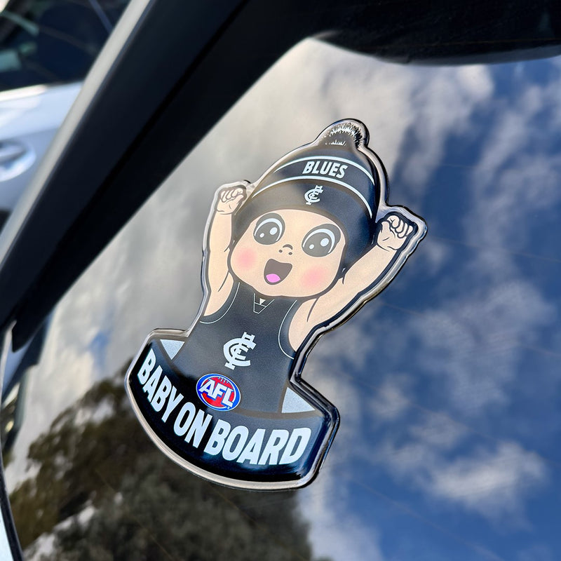 Carlton Blues Baby on Board Decal