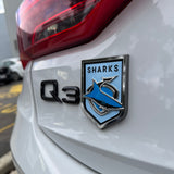 Cronulla Sharks 3D Car Badge