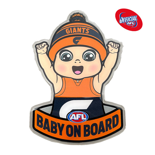 GWS Giants Baby on Board Decal