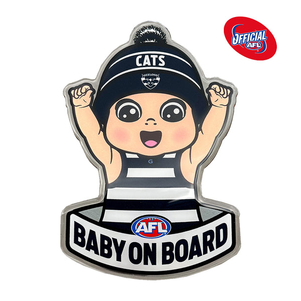 Geelong Cats Baby on Board Decal