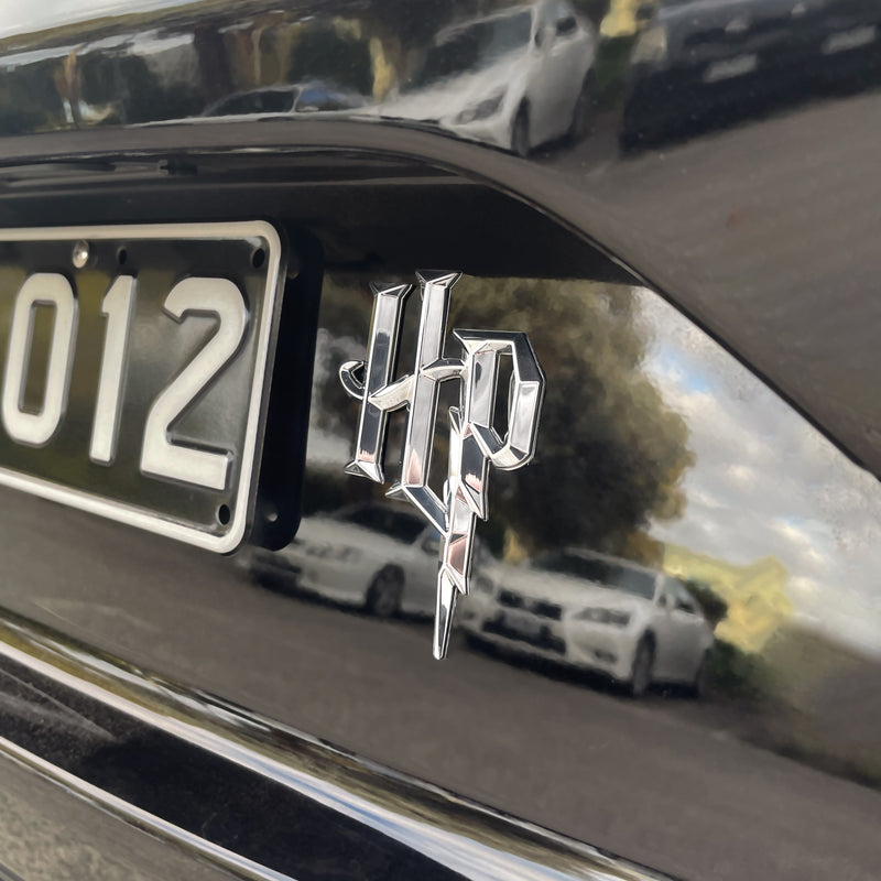 Harry Potter HP Symbol 3D Car Badge (Chrome)