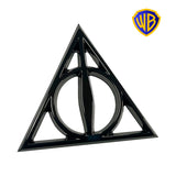 Harry Potter Deathly Hallows 3D Car Badge (Black Chrome)