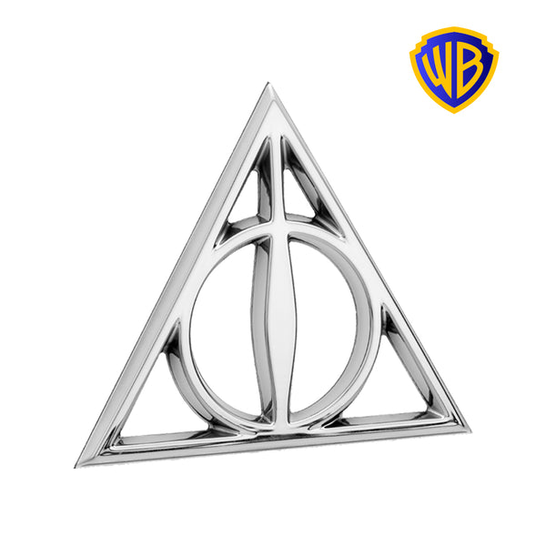 Harry Potter Deathly Hallows 3D Car Badge (Chrome)