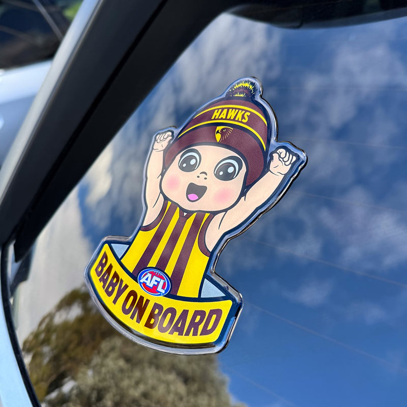 Hawthorn Hawks Baby on Board Decal