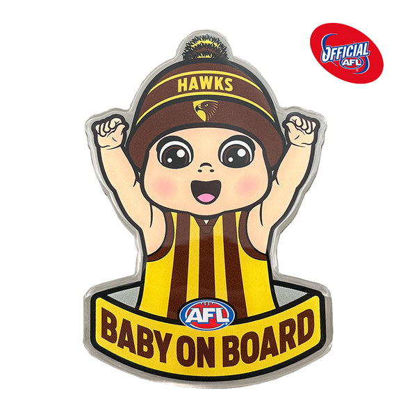 Hawthorn Hawks Baby on Board Decal