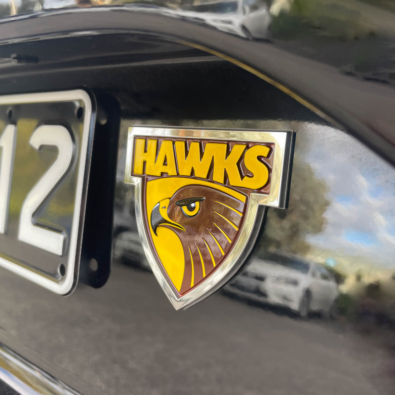 Hawthorn Hawks 3D Car Badge