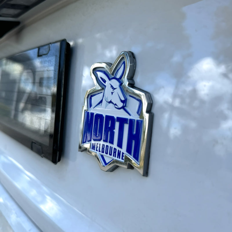North Melbourne Kangaroos 3D Car Badge
