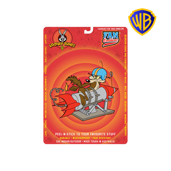 Looney Tunes Rocket Wile E. Coyote Character Decal
