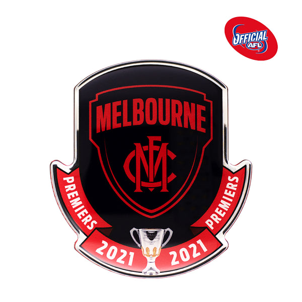 Official Melbourne Demons Premiership Car Decal 2021
