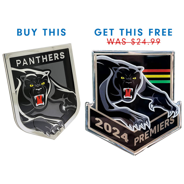 Penrith Panthers 3D Car Badge
