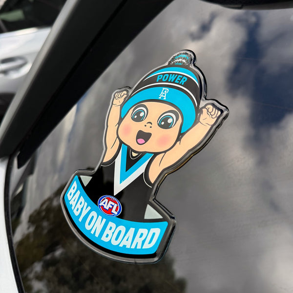 Port Adelaide Baby on Board Decal