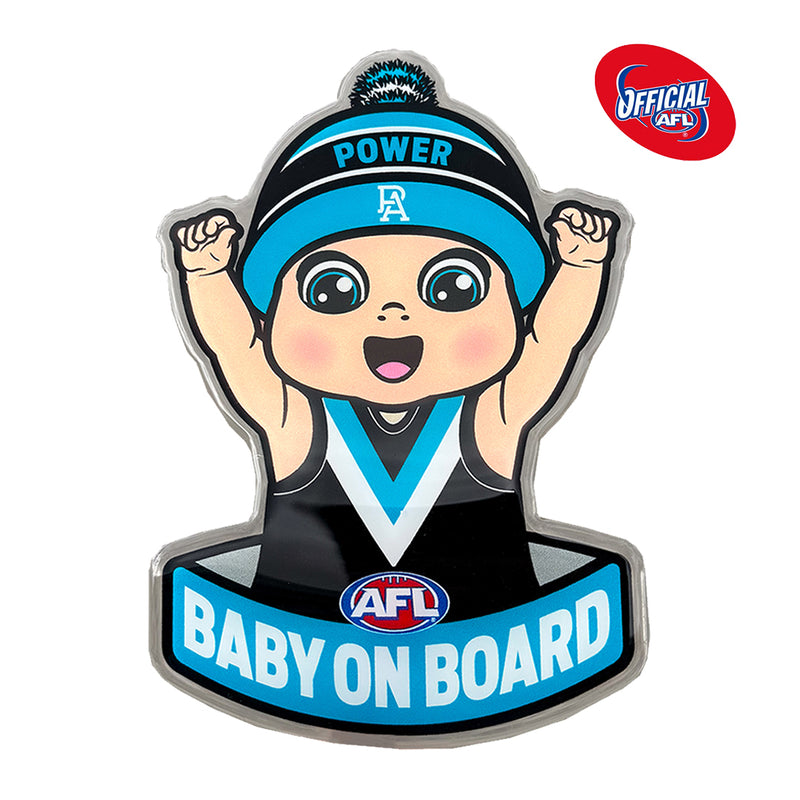 Port Adelaide Baby on Board Decal