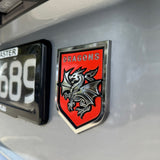 St. George Illawarra Dragons 3D Car Badge