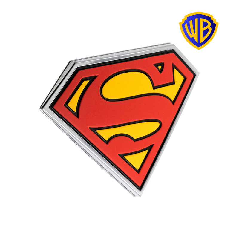 Superman 3D Car Badge (Black, Red, Yellow and Chrome)