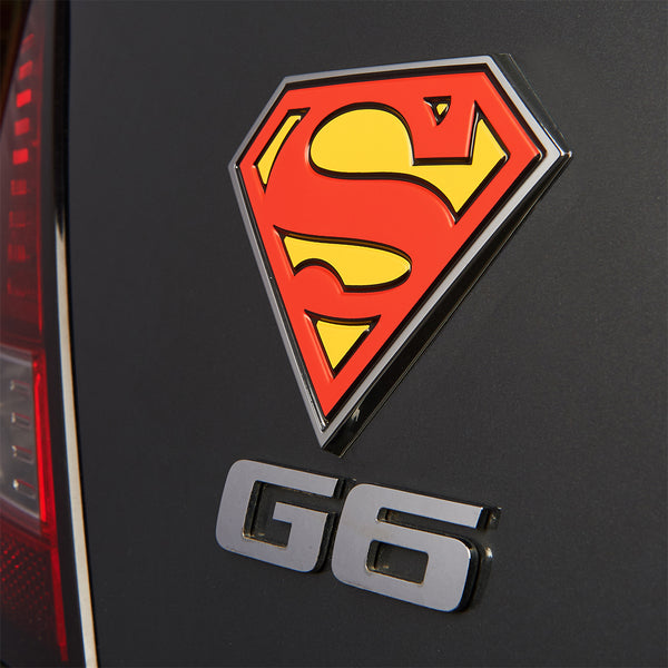 Superman 3D Car Badge (Black, Red, Yellow and Chrome)