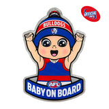 Western Bulldogs Baby on Board Decal