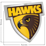 Hawthorn Hawks 3D Car Badge
