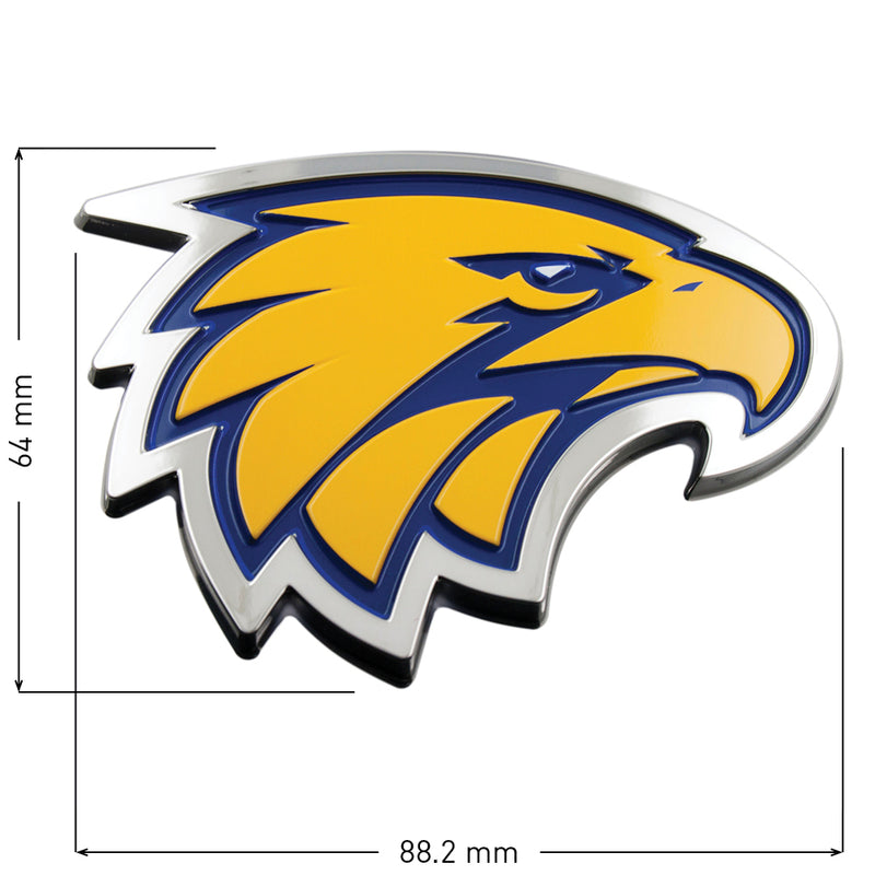 West Coast Eagles 3D Car Badge