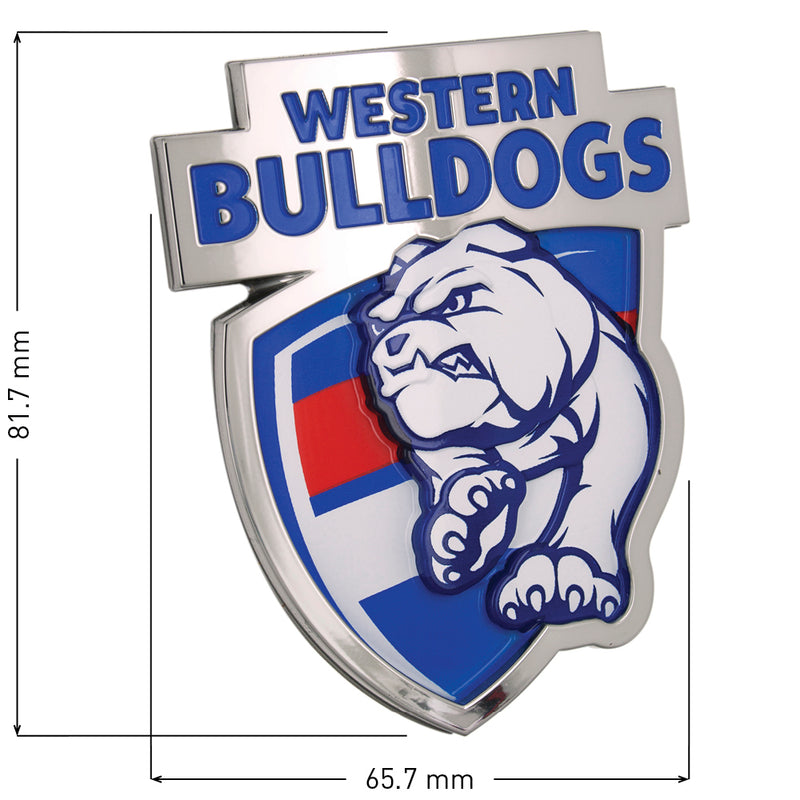 Western Bulldogs 3D Car Badge