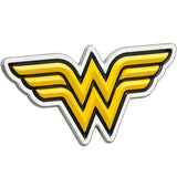 Wonder Woman 3D Car Badge (Black, Yellow and Chrome)