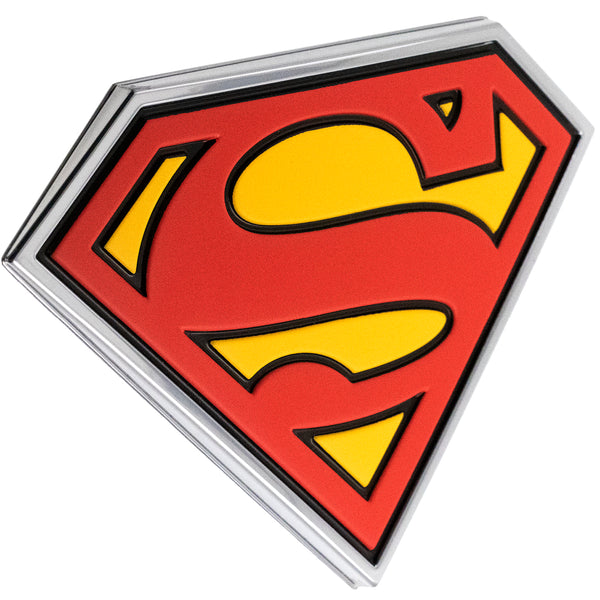 Superman 3D Car Badge (Black, Red, Yellow and Chrome)