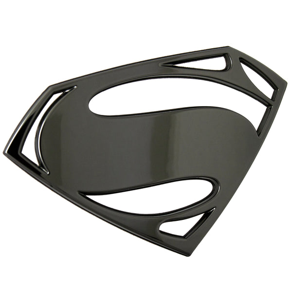 Superman Dawn of Justice 3D Car Badge (Black Chrome)