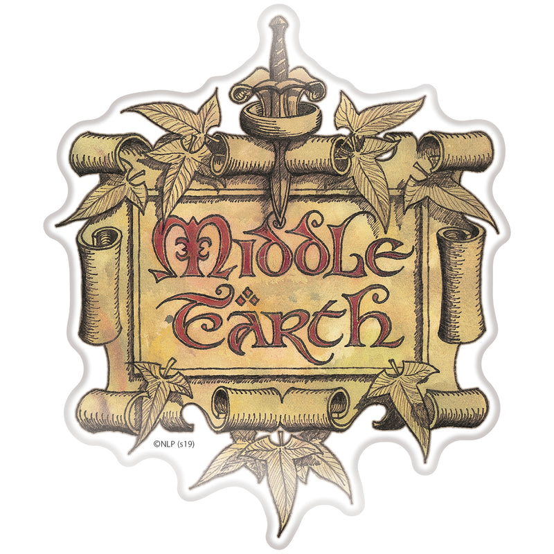 Lord of the Rings Middle Earth Logo Decal