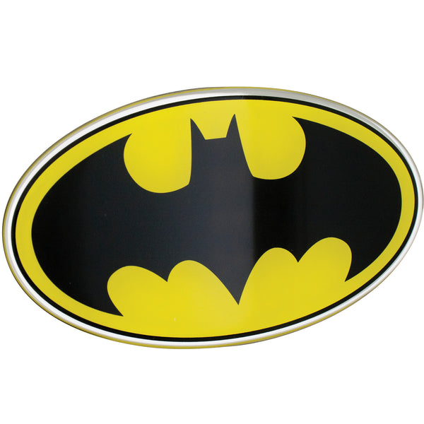 Batman 1989 Logo Decal (Black, Yellow and Chrome)