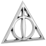 Harry Potter Deathly Hallows 3D Car Badge (Chrome)
