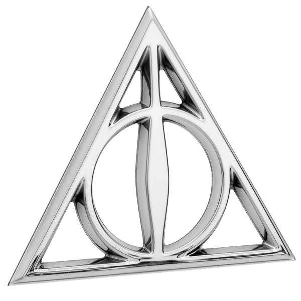 Harry Potter Deathly Hallows 3D Car Badge (Chrome)