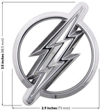 The Flash 3D Car Badge (Chrome)