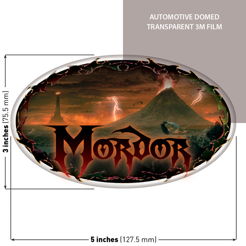 Lord of the Rings Mordor Logo Decal
