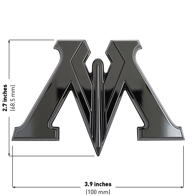 Ministry of Magic 3D Car Badge (Black Chrome)