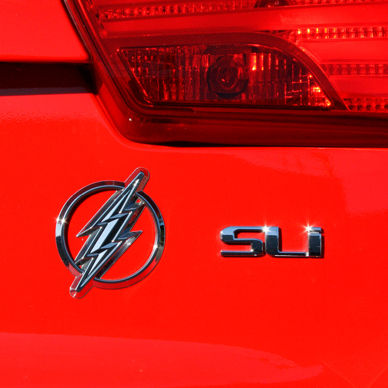 The Flash 3D Car Badge (Chrome)