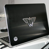 Wonder Woman 3D Car Badge (Black and Chrome)